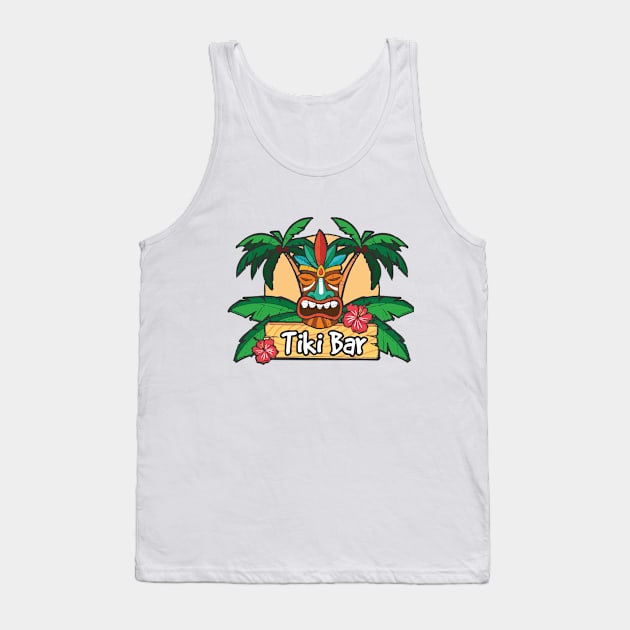 TIKI BAR Tank Top by maken